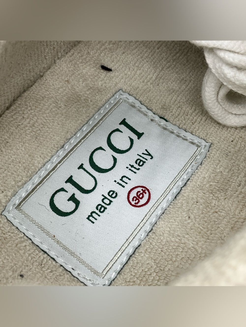 Gucci Rhyton GG Monogram Canvas Sneaker Shoes Size 36+ (US 6.5) - Picture 3 of 16
